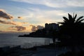 Colorful Sunset in the Island of Madeira Royalty Free Stock Photo