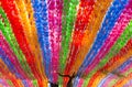 Colorful lantern decoration at Jogyesa Temple, Seoul, South Korea.