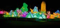 Colorful lantern festival in glow garden dubai.