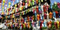 Colorful lantern during Loy krathong festival. chiang mai , Thailand Royalty Free Stock Photo