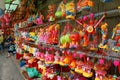 Colorful lantern, marketplace, mid-autumn festival