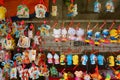 Colorful lantern, marketplace, mid-autumn festival