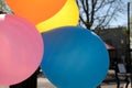 Colorful large balloons in Fairhaven