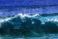 Colorful Large Wave Waimea Bay North Shore Oahu Hawaii