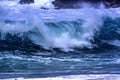 Colorful Large Wave Waimea Bay North Shore Oahu Hawaii