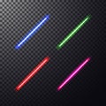 Colorful laser beam Royalty Free Stock Photo
