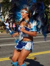 Colorful Latina Woman at the Festival