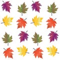 Colorful leaf background Royalty Free Stock Photo