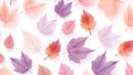 Colorful leaf nature autumn spring plant texture background illustration. Generative AII Royalty Free Stock Photo
