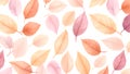 Colorful leaf autumn spring plant texture background illustration design. Generative AII Royalty Free Stock Photo