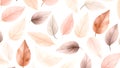 Colorful leaf plant texture background illustration design, Generative AI Royalty Free Stock Photo