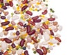 Colorful Legume (bean) Background Royalty Free Stock Photo
