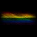 Pride flag textile black grunge