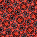 Colorful licorice roll candy seamless pattern created from real picture