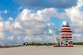 Colorful Lifeguard Tower in South Beach, Miami Beach Royalty Free Stock Photo