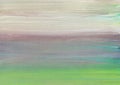 Colorful light abstract painting. Green, brown, white artistic background texture. Multicolored soft stripes on paper