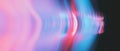 Dynamic light streaks create vibrant patterns in response to sound frequencies