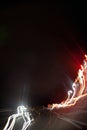 Colorful Light Trails Abstract