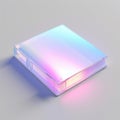 Colorful Light Transparent Cd Case: A Bold And Graceful Future Tech Accessory