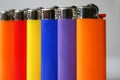 Colorful lighters Royalty Free Stock Photo