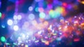 Colorful lights in a blurry photo of an abstract background, AI