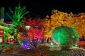 Colorful lights for new year