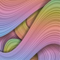 Colorful line abstract background, smooth lines, gradient design.
