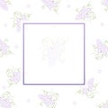 Colorful Line Grape Banner on White Background