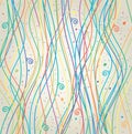Colorful lines, vector Royalty Free Stock Photo