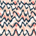 Colorful lines, zigzag pattern with stylish color tones. Ikat Pattern. Abstract backg