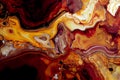 Colorful liquid paints mixed together creating modern abstract