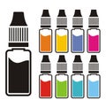 Colorful liquid sets