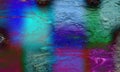 Colorful liquids underwater. Blue color cloud and pink mix. Royalty Free Stock Photo