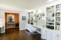 Colorful living room Home office area Royalty Free Stock Photo