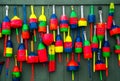 Colorful Lobster Buoys Royalty Free Stock Photo