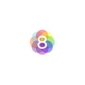 Colorful 8 Logo Inspiration