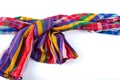 General colorful loincloth thai traditional style fabric Royalty Free Stock Photo