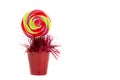 Colorful lolipop candy