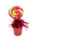 Colorful lolipop candy