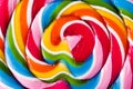 Colorful lollipop background. Top view. Royalty Free Stock Photo