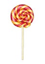 Colorful lollipop. Hand drawn marker illustration.