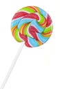Colorful lollipop isolated Royalty Free Stock Photo