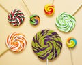 Colorful lolly pop candy Royalty Free Stock Photo