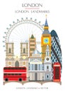 Colorful London landmark 10