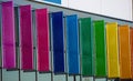 Colorful louvers