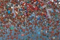 Colorful love locks on Makartsteg bridge in Salzburg Austria Royalty Free Stock Photo
