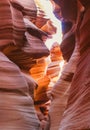 Colorful lower antelope canyon