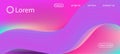 Colorful Lucid Gradient Overlay. Landing Page, Pink, Purple Background. Trendy Royalty Free Stock Photo