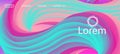 Colorful Lucid Gradient Wallpaper. Landing Page, Pink, Purple Background. Royalty Free Stock Photo
