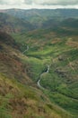 Waimea River Valley of Kauai, Hawaii, USA During a Summer Day